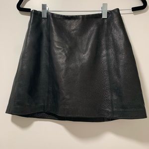 Reformation Leather Skirt XS